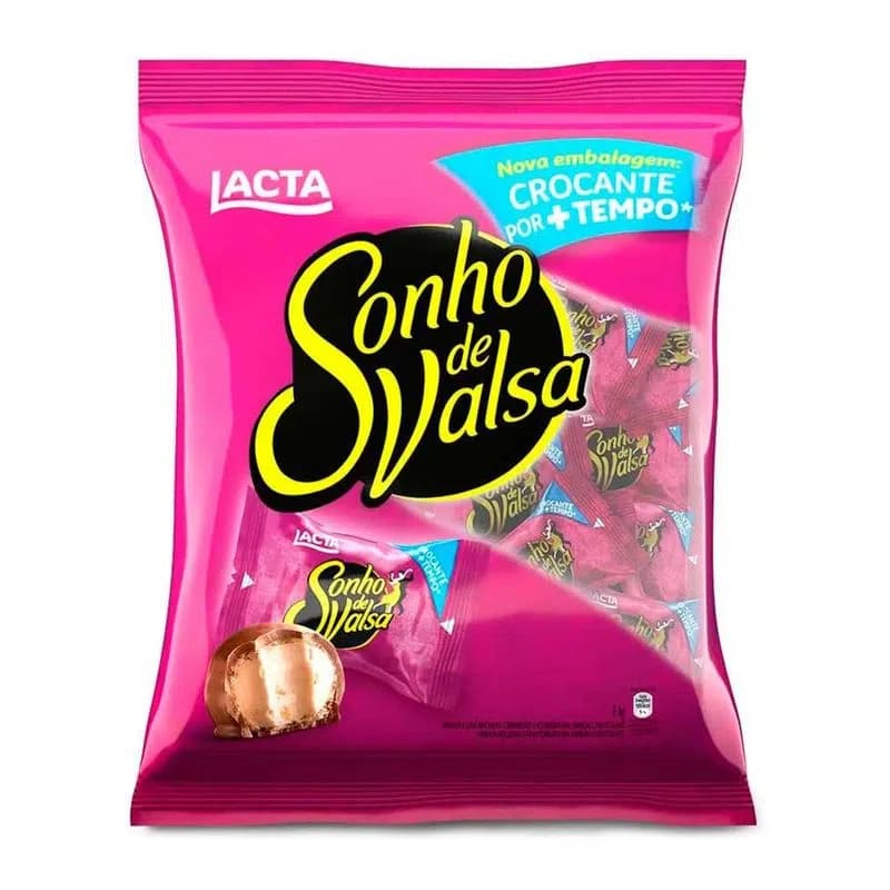Bombom Sonho De  Valsa Lacta Pacote 1kg