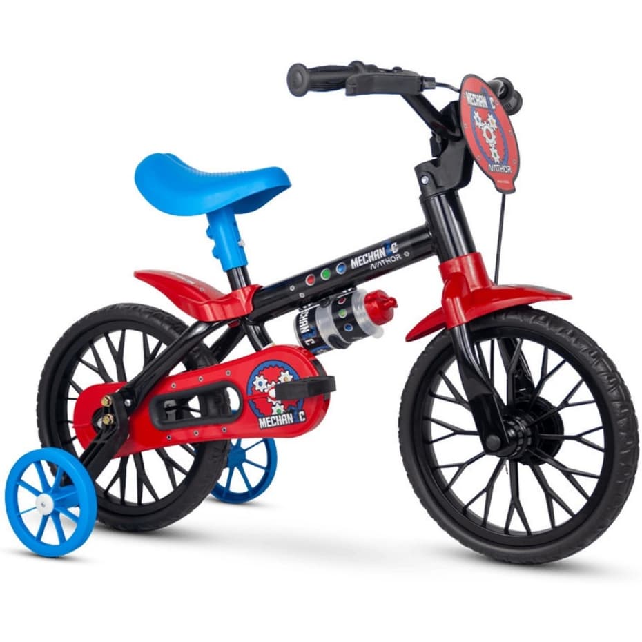 Bicicleta Infantil Aro 12 Verden com Rodinhas Cestinha e Rodinha Resistente e Ideal para Crianças