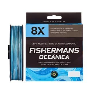 Fishermans Oceânica 8X Linha Para Pesca Multifilamento | 10 até 300 libras