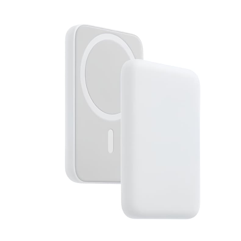 Carregador Portátil 5000Mah Sem fio Para iPhone Indução Bateria Carga Progrida Promo