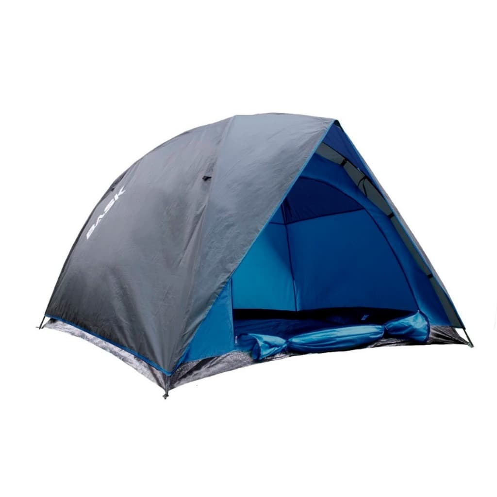 publi | Barraca Camping 4 Pessoas À Prova D'água PU1500mm Tela Mosqueteira Camada Dupla Bask