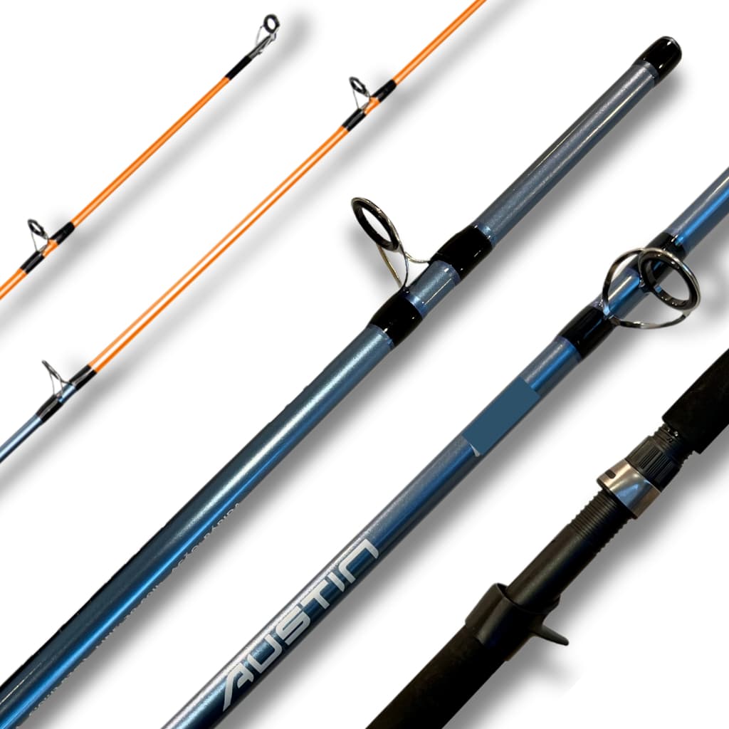 Vara Barata Pesqueiro Maruri Austin 2,10m 60lbs Para Carretilha Cast 170g Pop Fishing  Tamba Pirarara