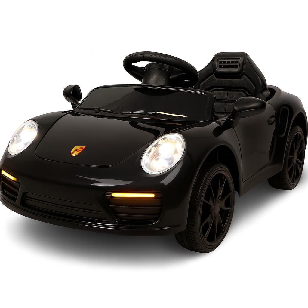 Elétrico Carro Compact Infantil com Controle Remoto Carrinho de Passeio com Farol