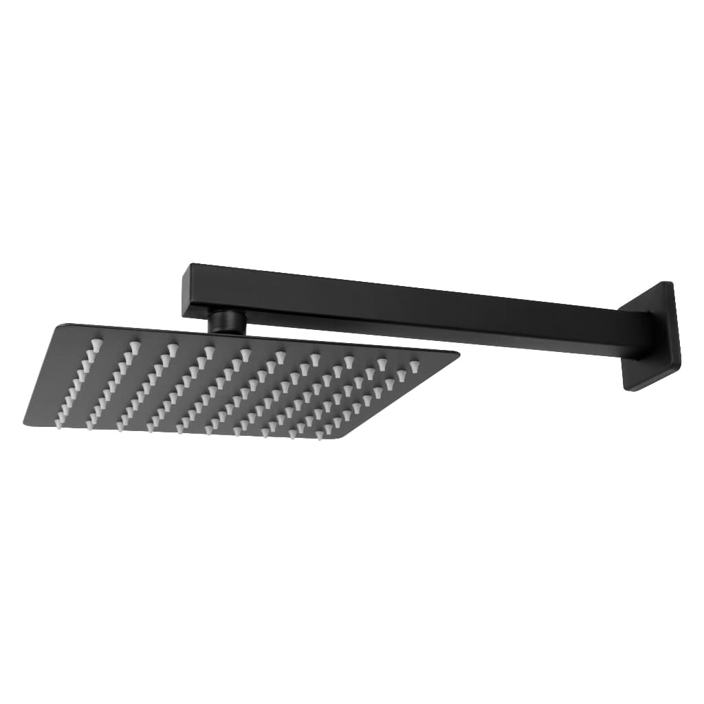 Chuveiro Ducha Inox Área Externa ou Interna 20x20 Preto Black Banheiro