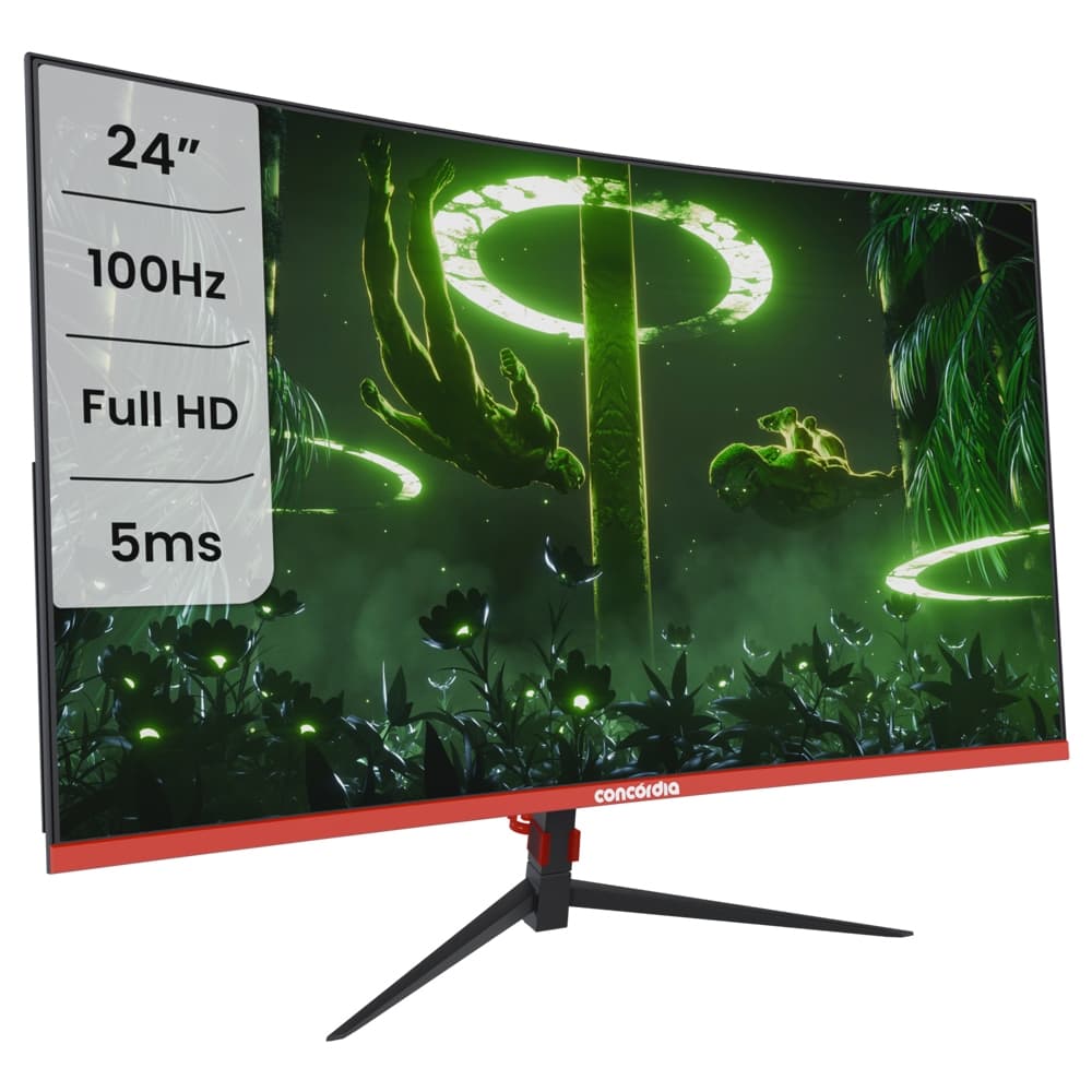 Monitor Gamer Curvo CZ238F Concórdia 23.8" 100hz LED Full HD HDMI VGA SRGB 99