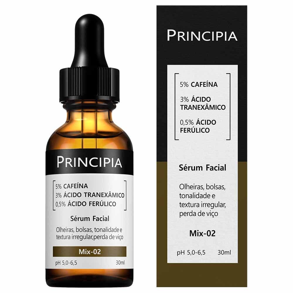 Sérum Principia Mix-02 (5% Cafeína + 3% Tranexâmico + Ferúlico
