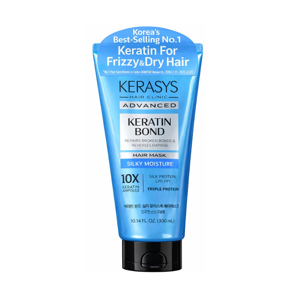 Kerasys - Advanced Keratin Bond Silky Moisture Hair Mask – Máscara de Hidratação 300ml (Nova Fórmula