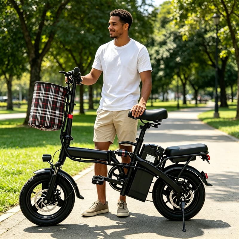 Bicicleta EléTrica DobráVel Para Adultos 400w