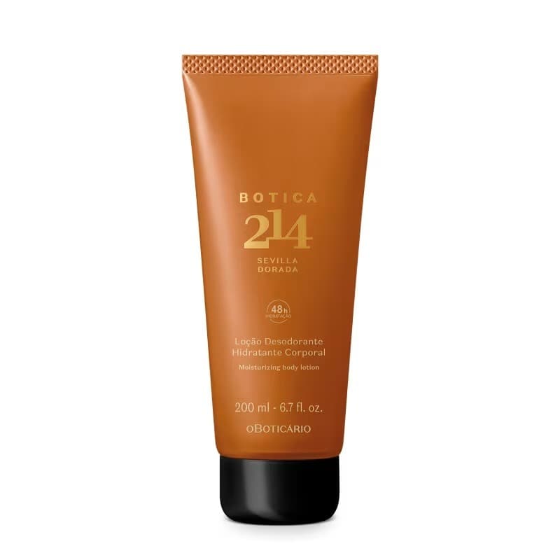 Hidratante Corporal Botica 214 Sevilla Dorada 200 ml O Boticário