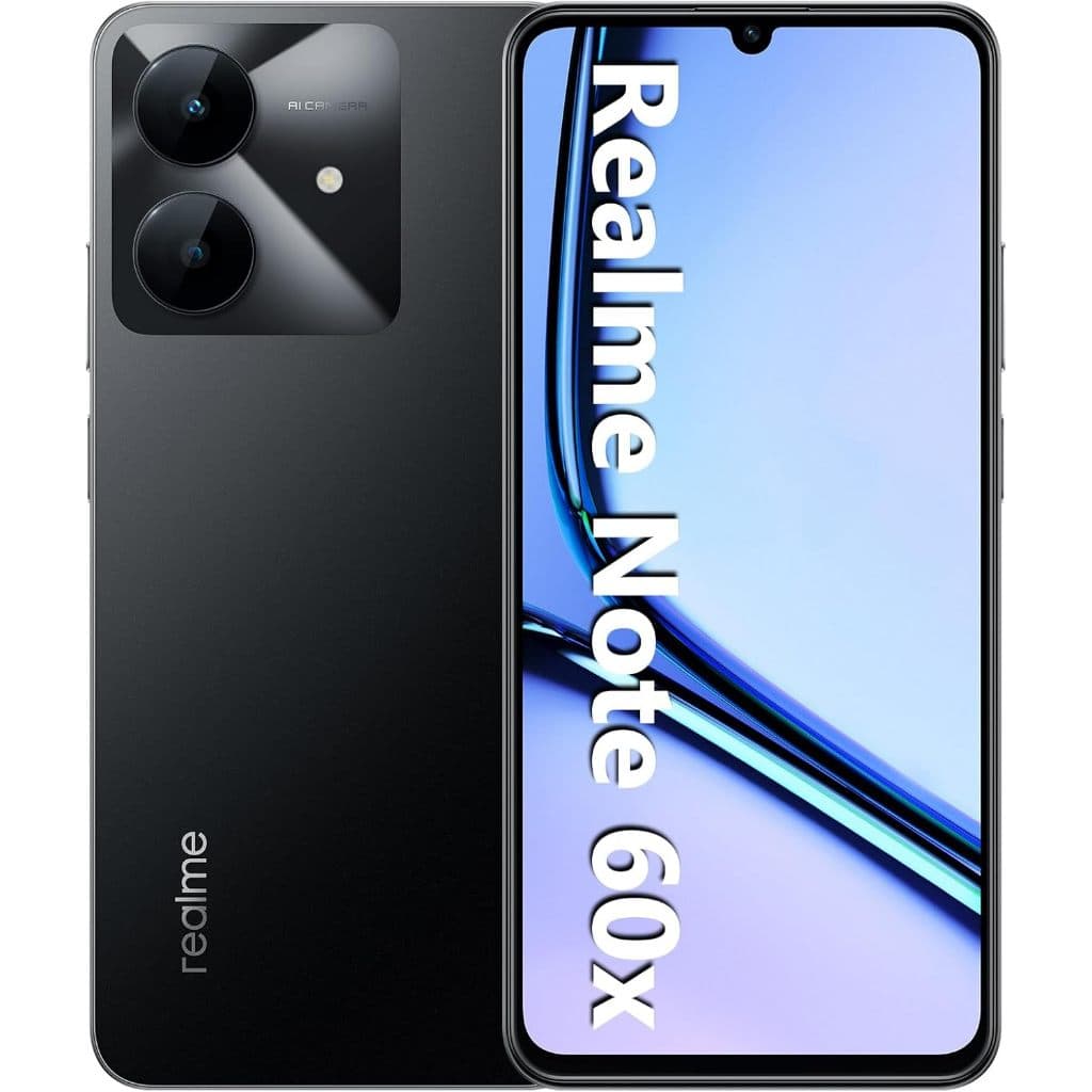Realme Note 60x Smartphone com Tela de 6.74 Polegadas