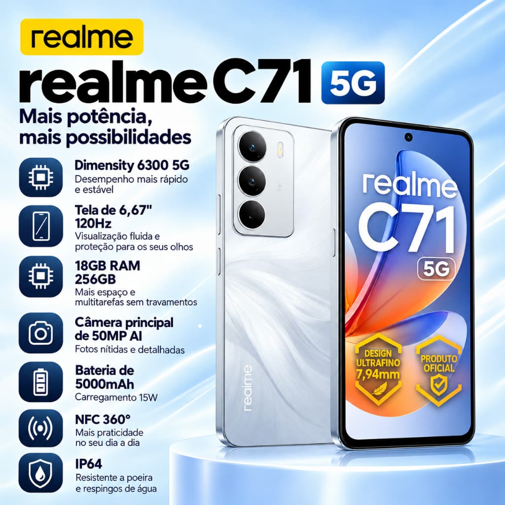 Realme C71 5G 256GB Global