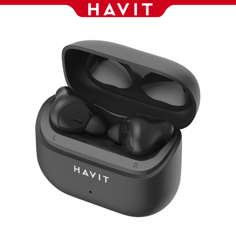 Fones de ouvido HAVIT TW982 Pro sem fio Bluetooth 6.0 37h Bateria IPX4