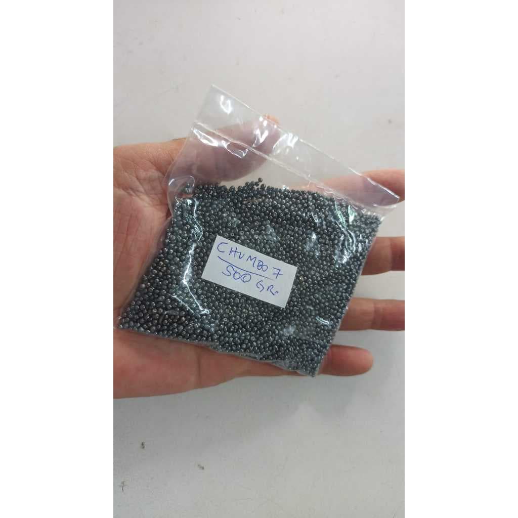 chumbo ESFÉRICO granulado artesanato = CONTEÚDO DO PACOTE: 500 GRAMAS ( MEIO KG), OU PACOTE COM 250GR