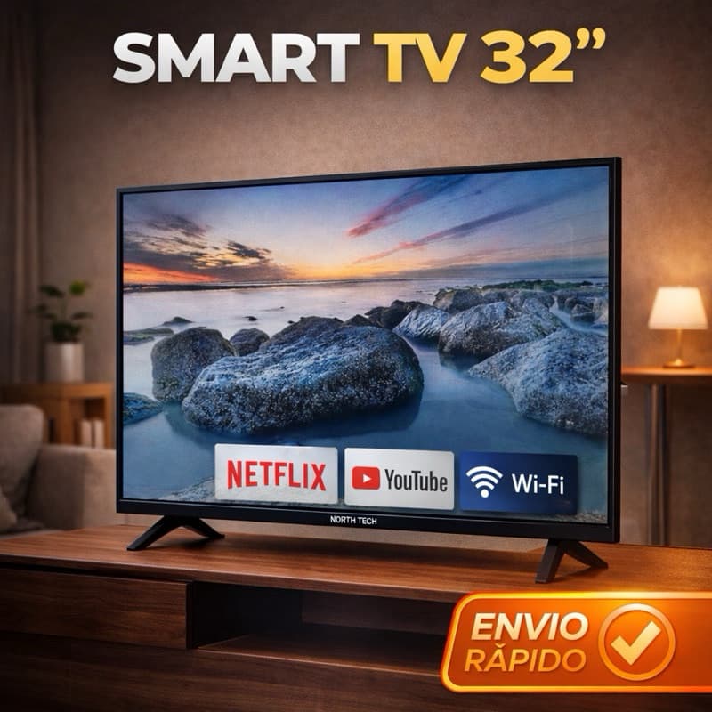 TV smart LED 32"  Android 14 ,Wi-fi , BLUETOOTH e vários apps instalados