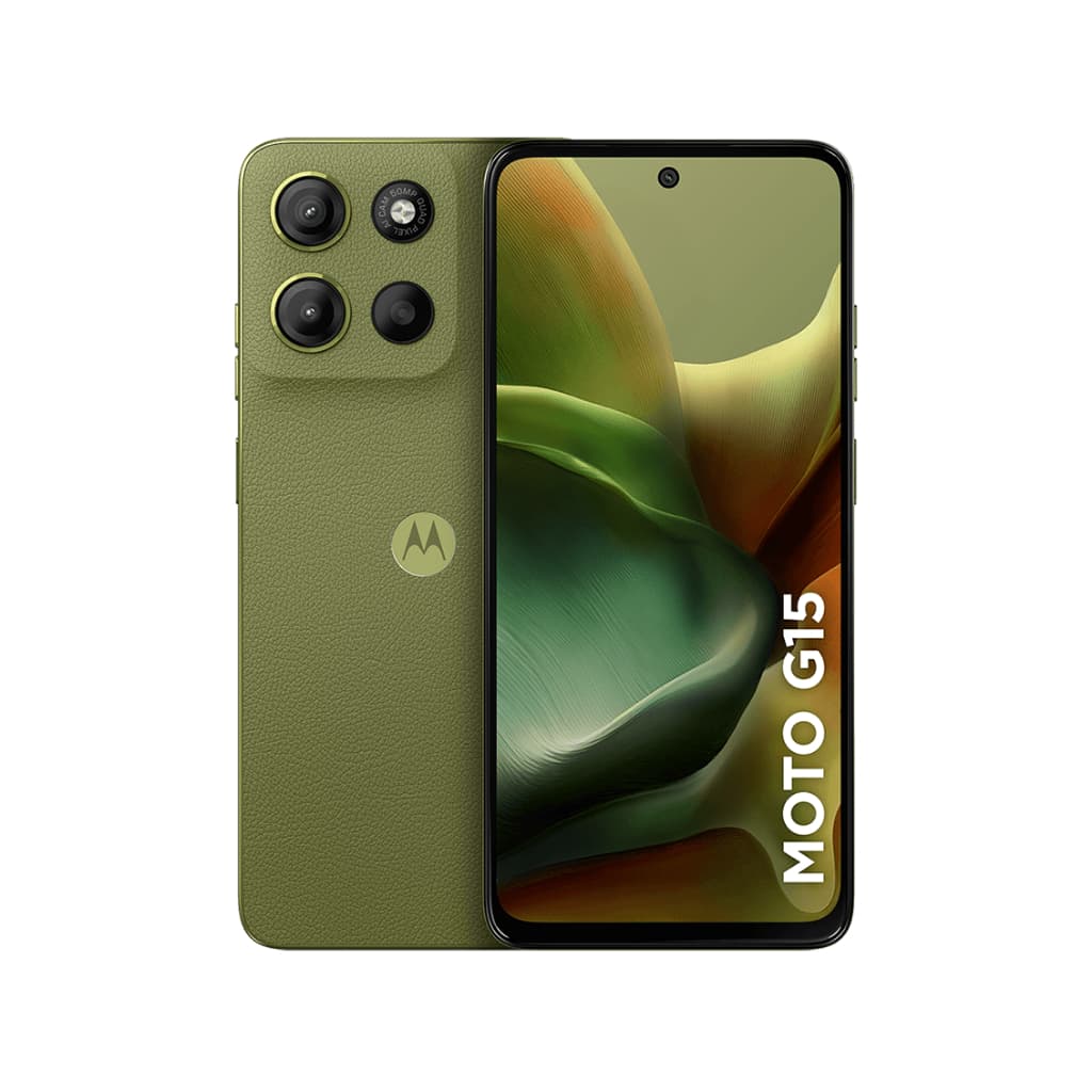 Smartphone Motorola Moto G15 256GB, 4G LTE, 12GB RAM Boost, Camera 50MP, Tela FHD+ 6.7" - Verde