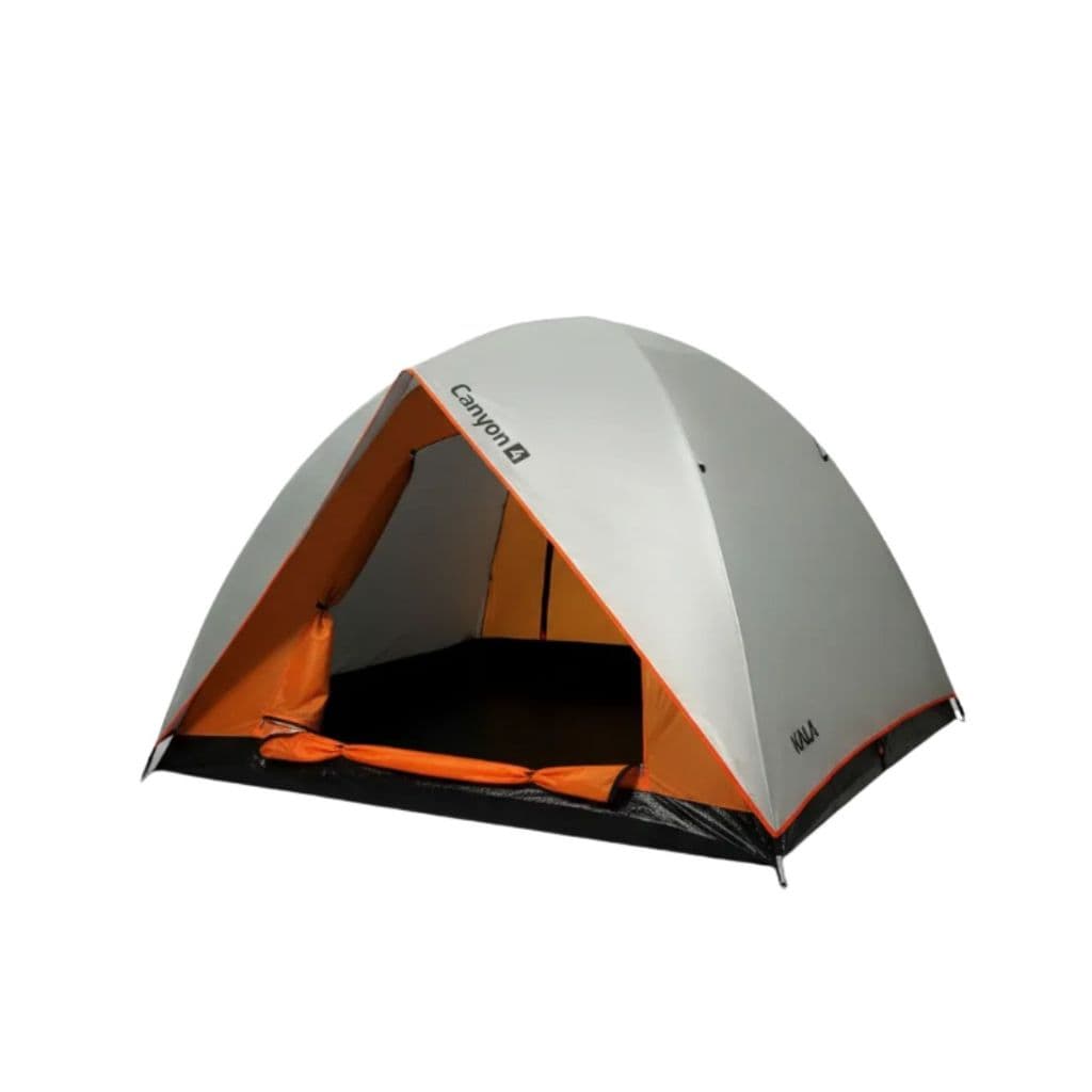 BARRACA CANYON PARA 4 PESSOAS 140x210CM PRATA E LARANJA - KALA