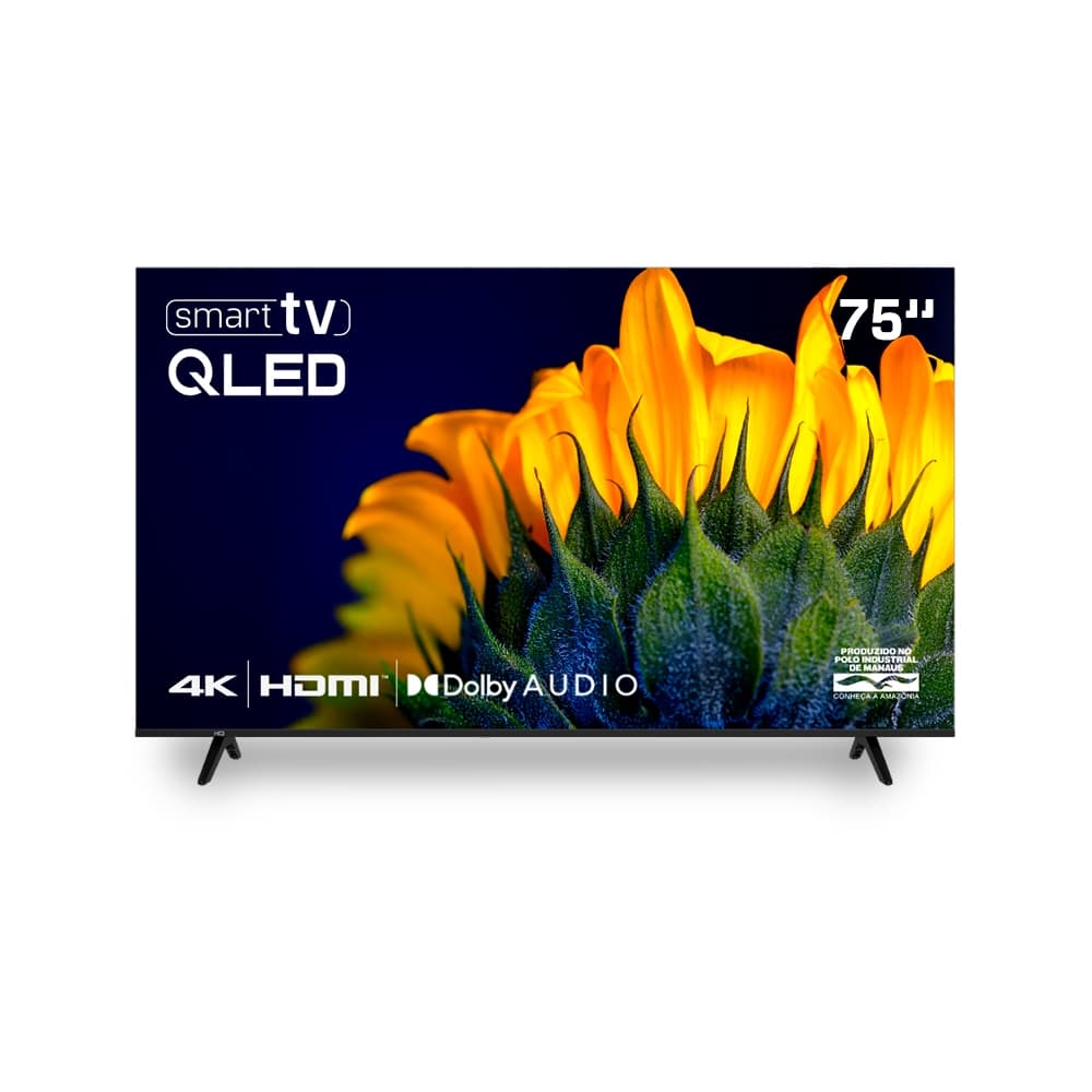 Smart TV HQ QLED 75 Polegadas 4K