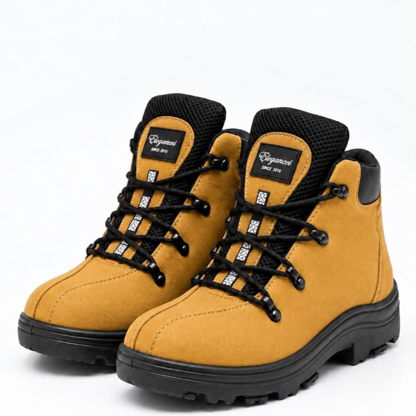 Bota Masculino Coturno Bullgat Cano Médio Motoqueiro Da Moda