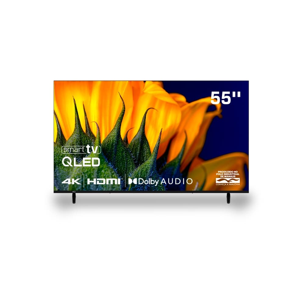 Smart TV HQ QLED 55 Polegadas 4K