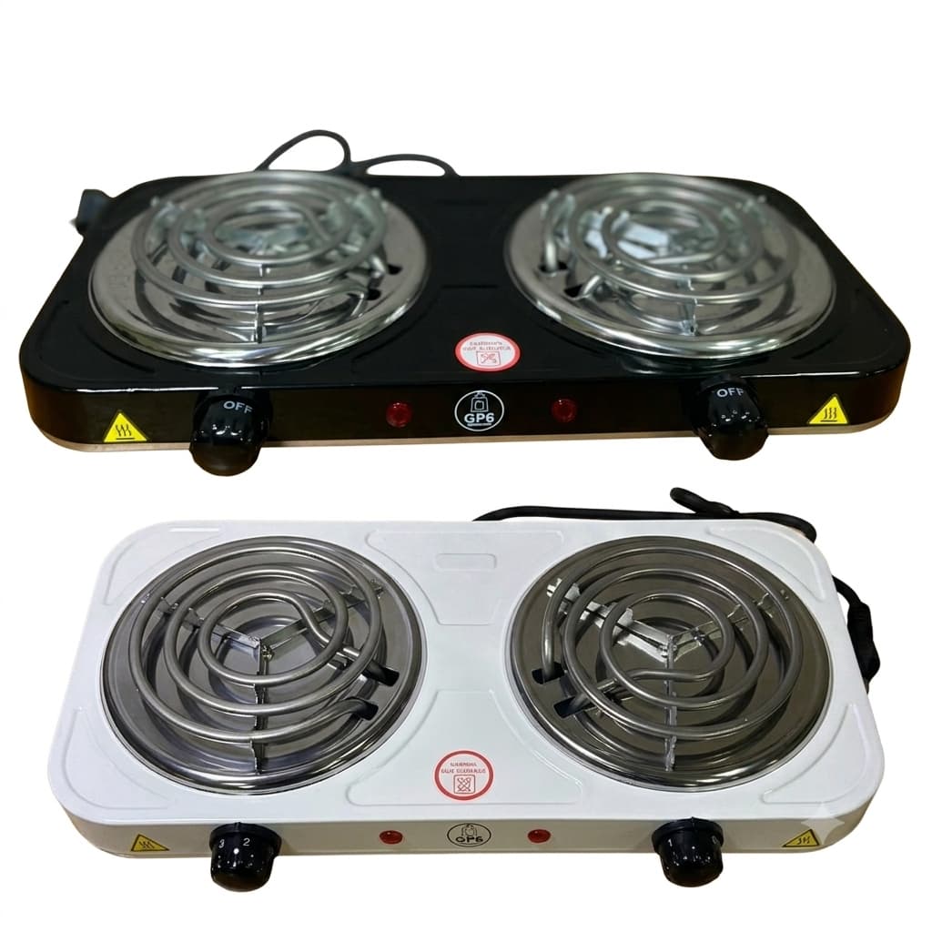 Fogareiro Elétrico 2 e 1  Bocas Bak Portátil 2000w 220v/110V