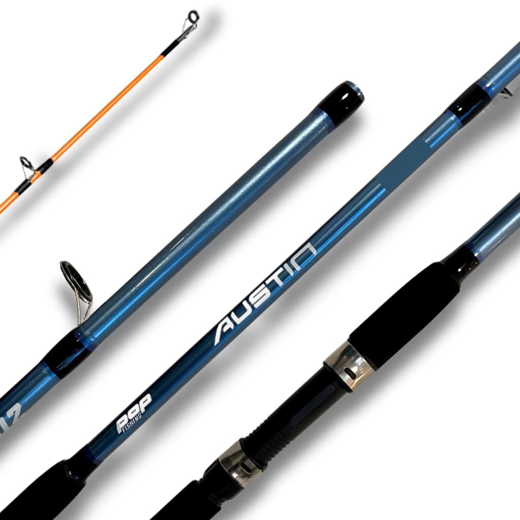 Vara Barata Para Molinete Maruri Austin 2,40m 60lbs Pesqueiro Cast 170g Pop Fishing Tamba Pirarara