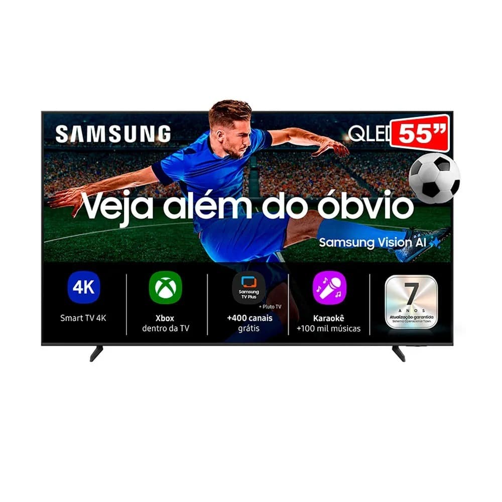 Smart Tv Samsung 55" QLED UTRA 4k Vision Ai QN55QEF1 HDR 130W VIHT12KCH3S2S23 - 220V
