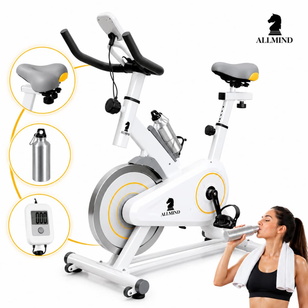 Bicicleta Bike Ergometrica Spinning Academia Fitness Profissional 120kg