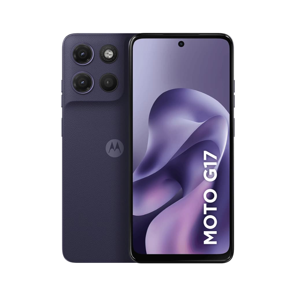 Smartphone Motorola Moto G17 4g - 256gb 12gb (4gb Ram + 8gb Ram Boost) Camera 50mp Sony Lytia 600, Tela Fhd+ 60hz, Bateria 5200 Mah - Roxo