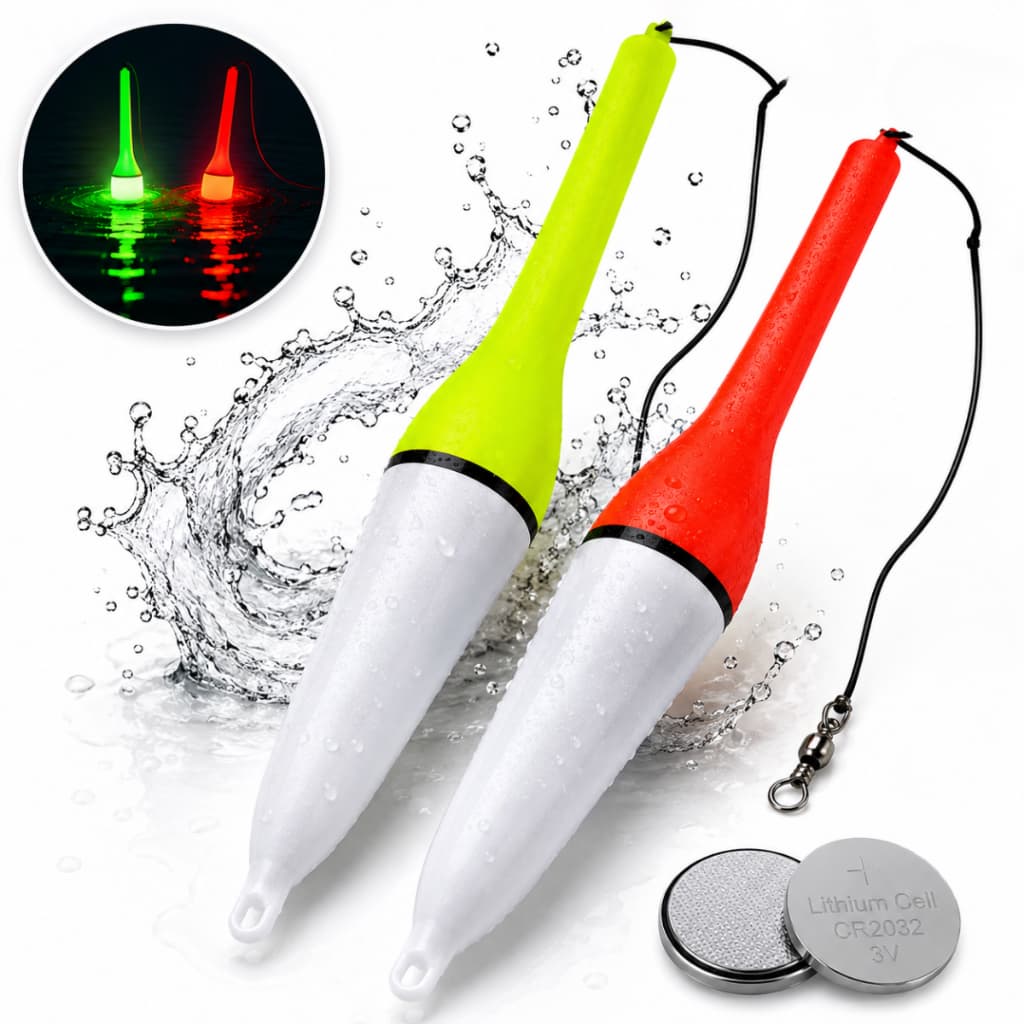 Bóia Luminosa Pesca Noturna Torpedo 45g De Arremesso Bateria  Pesqueiro Tamba
