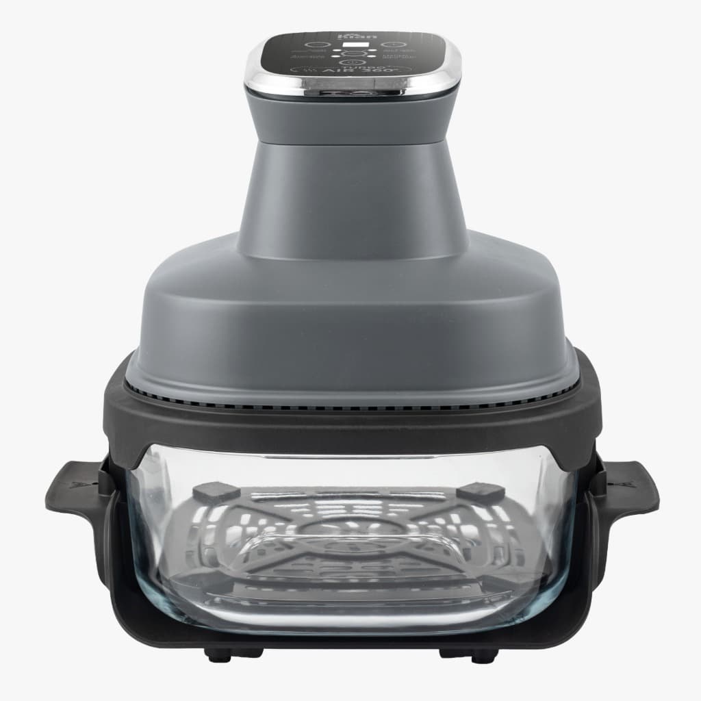 Fritadeira Elétrica  4L com Cesto de Vidro 1500W AFV-101 Air Fryer Travessa de vidro com Tampa Kian