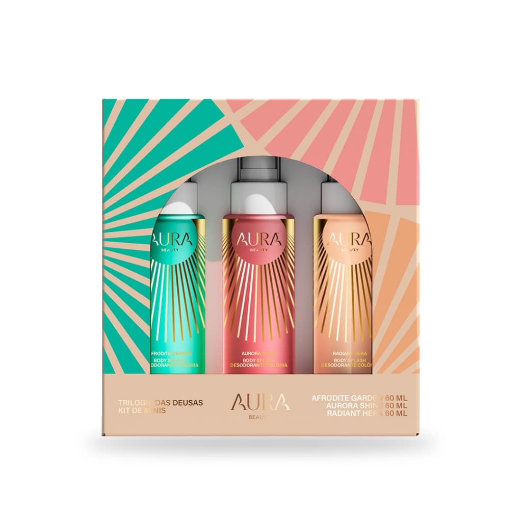 Kit Mini Body Splash - Trilogia das Deusas 60ml