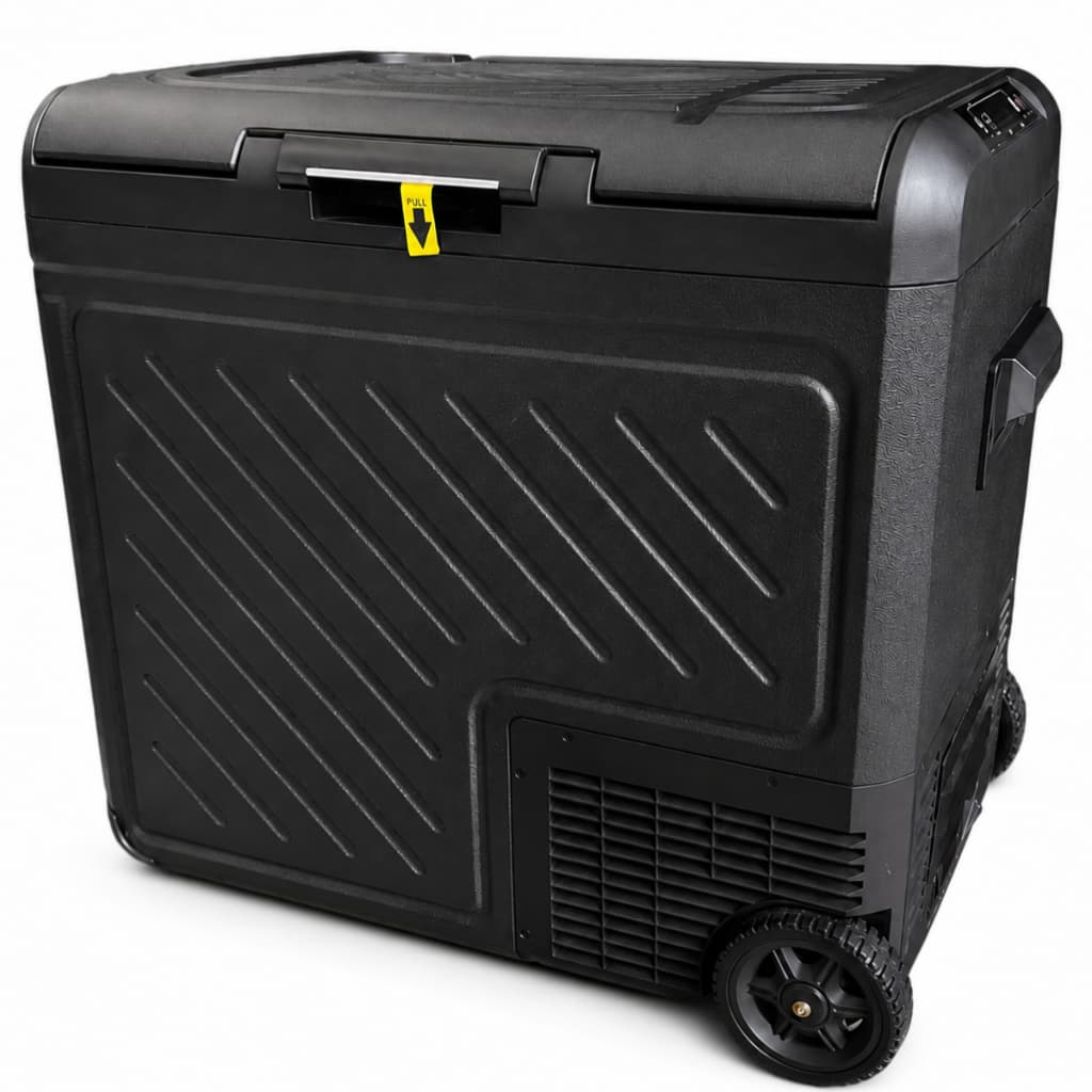 Geladeira Portátil Stonni 55L Dual Zone Compressor 12V 24V 110V 220V Camping