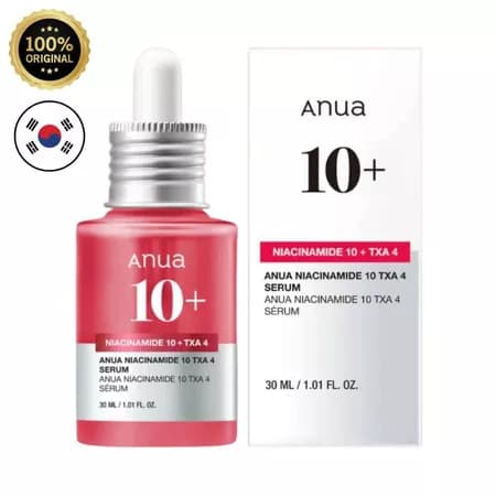 Anua Serum Niacinamida 10 % + Txa 4 Clareador Anti Oleosidade e  Manchas hidratante 30ml Original