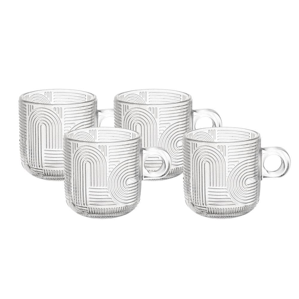 4 Xícaras Frankfurt de Vidro 100ml  - Wolff