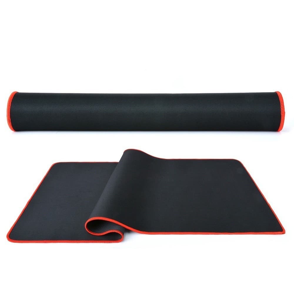MousePad Gamer Speed Borda Vermelha Costurada 70 X 30 X 0.3cm