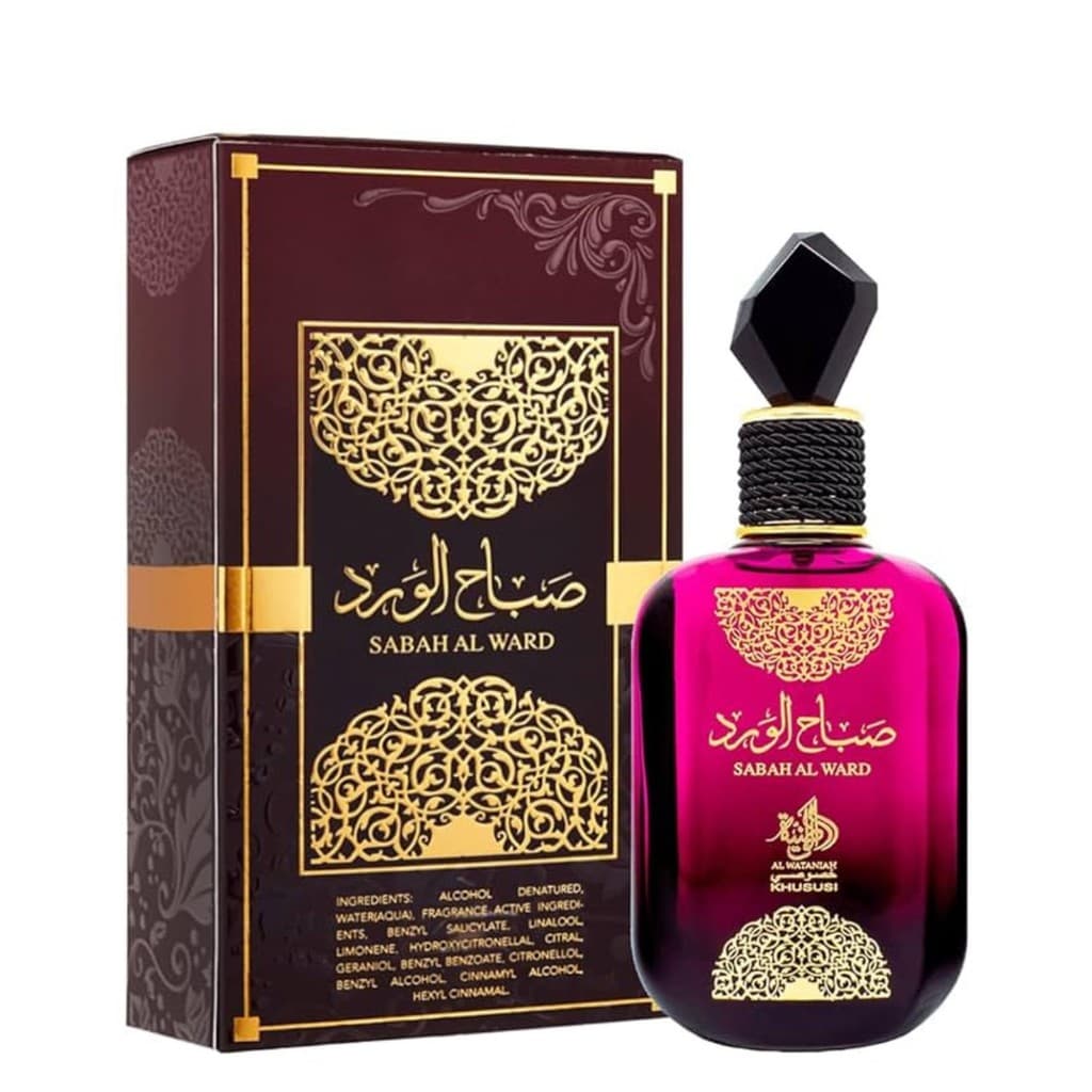 Perfume Árabe Al Wataniah  Sabah 100ml | Fixação  Prolongada | Original Importado