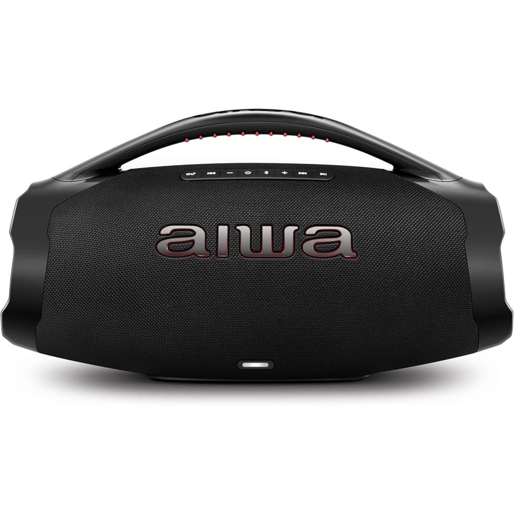 Caixa de Som AIWA a Boombox Plus 200W Bluethooh AWS-BBS-01-B Preto