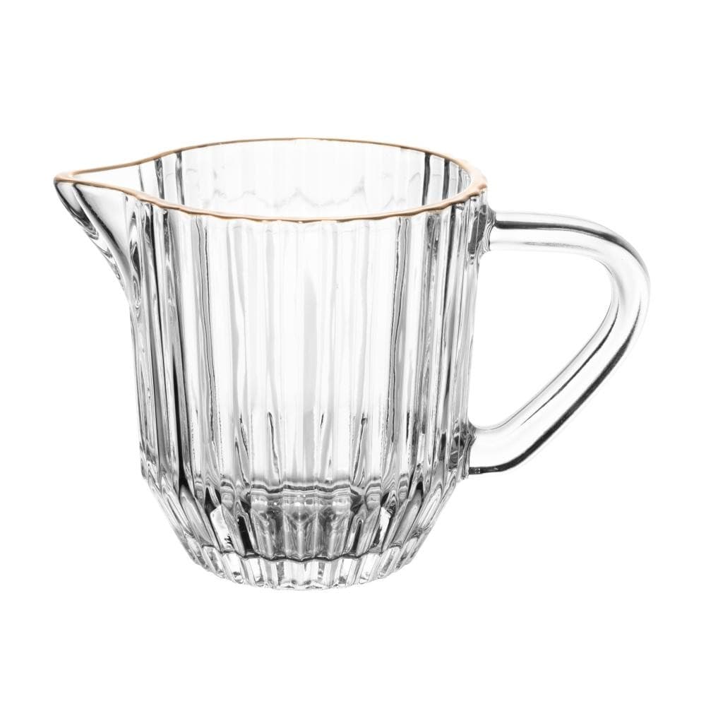 Leiteira Wolff Imperatriz de Cristal com Fio  de Ouro 220ml