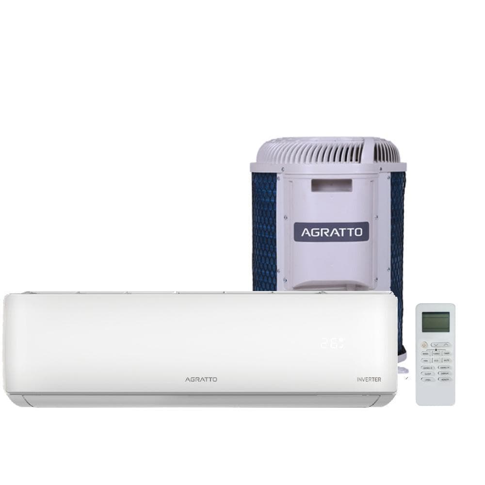 Ar Condicionado Split Agratto Hi Wall Zen Top Inverter 12.000 Btu/h Frio Monofásico Branco ZICST12F-02 220V