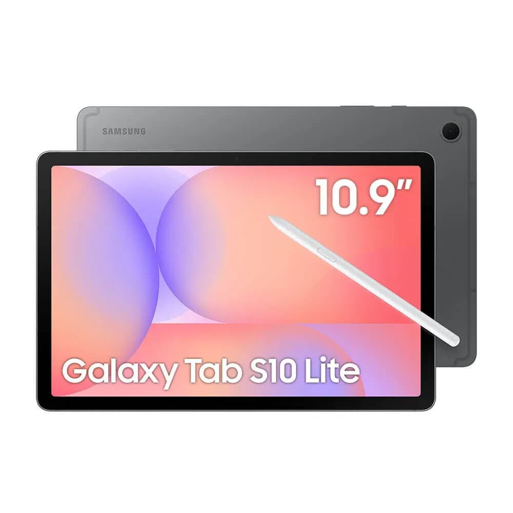 Tablet Samsung Galaxy Tab S10 Lite WiFi, 256GB, 8GB  RAM, Tela 10.9", S Pen e Capa Smartbook Cover Inclusas