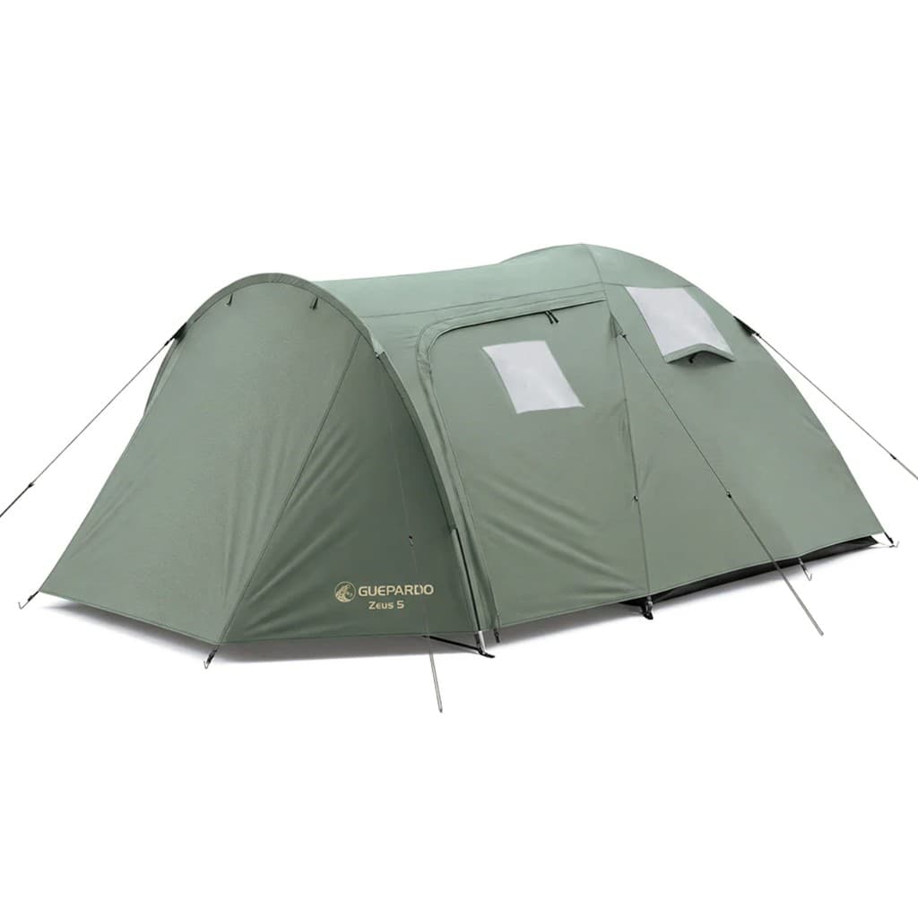Barraca Acampamento Zeus 4/5 Pessoas Camping Verde Guepardo