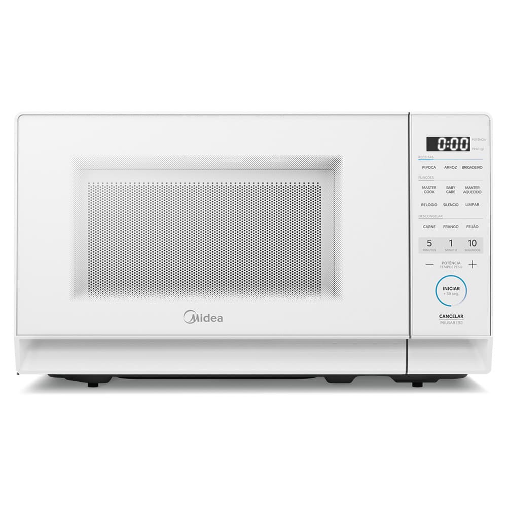 Micro-ondas Midea 20L MasterCook 6 funções Mhp20b1 Branco