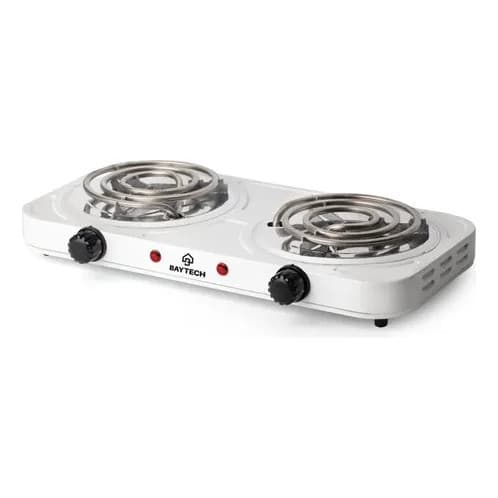 Fogareiro 2 Bocas Elétrico Espiral 2000W Portátil Compacto Cozinha