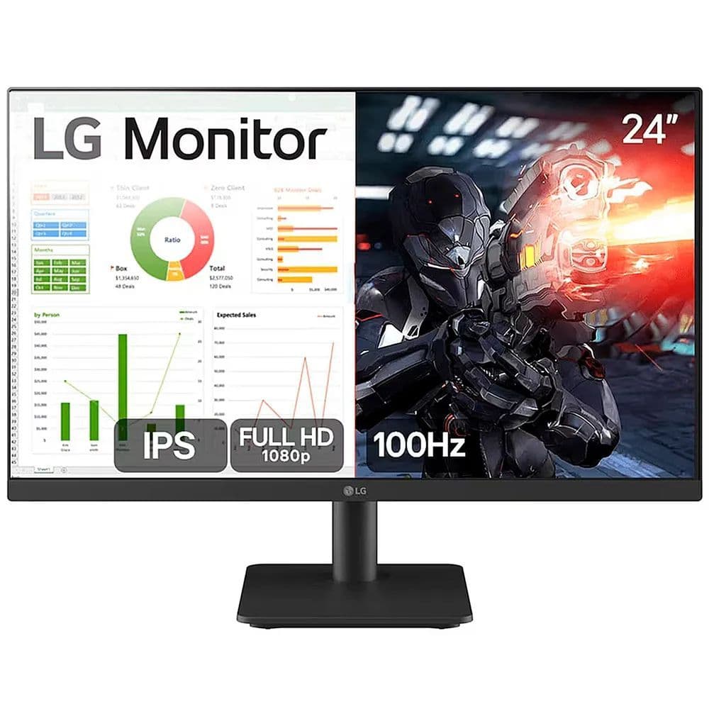 Monitor LG Gamer 24" 100Hz 5ms Full HD - 24MS500-B