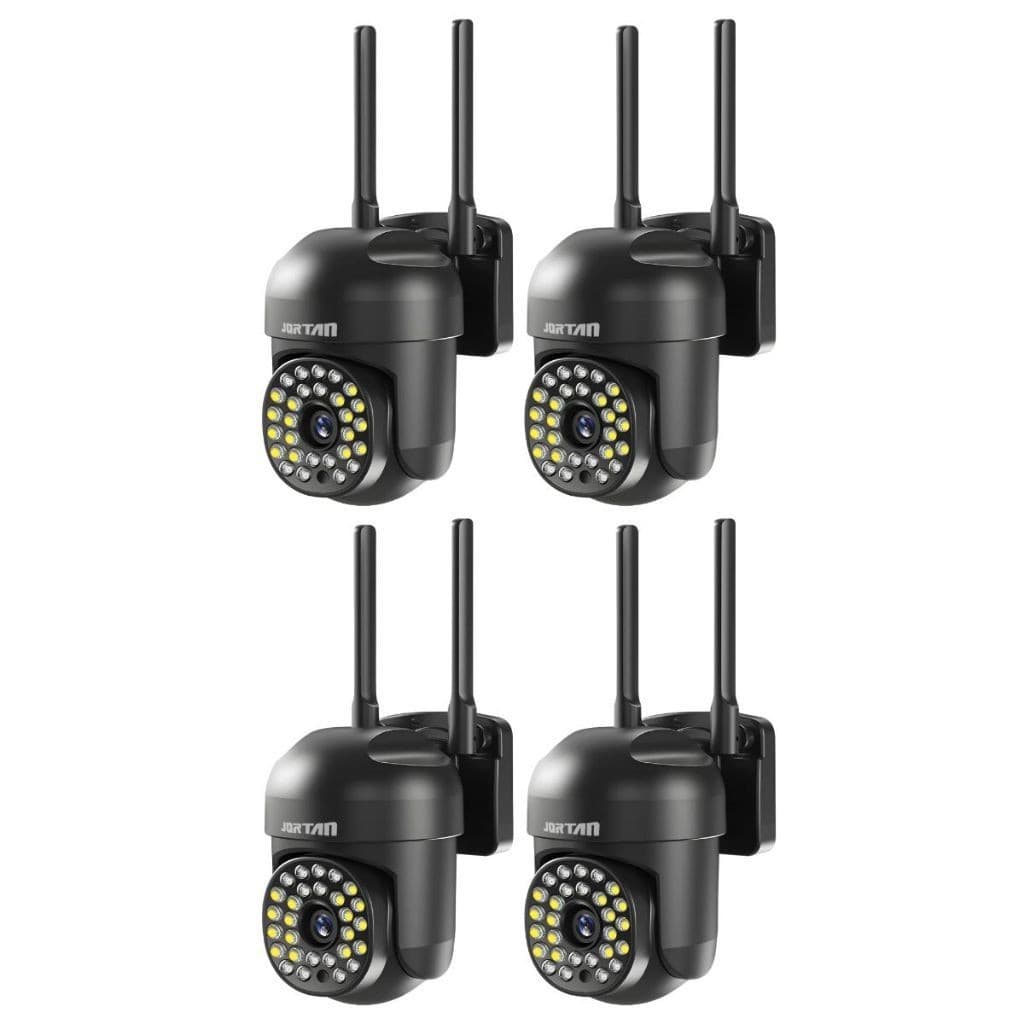 Kit 4 Câmeras de Segurança Wi-Fi HD com Alarme, Sensor de Movimento e acesso pelo App YOOSEE