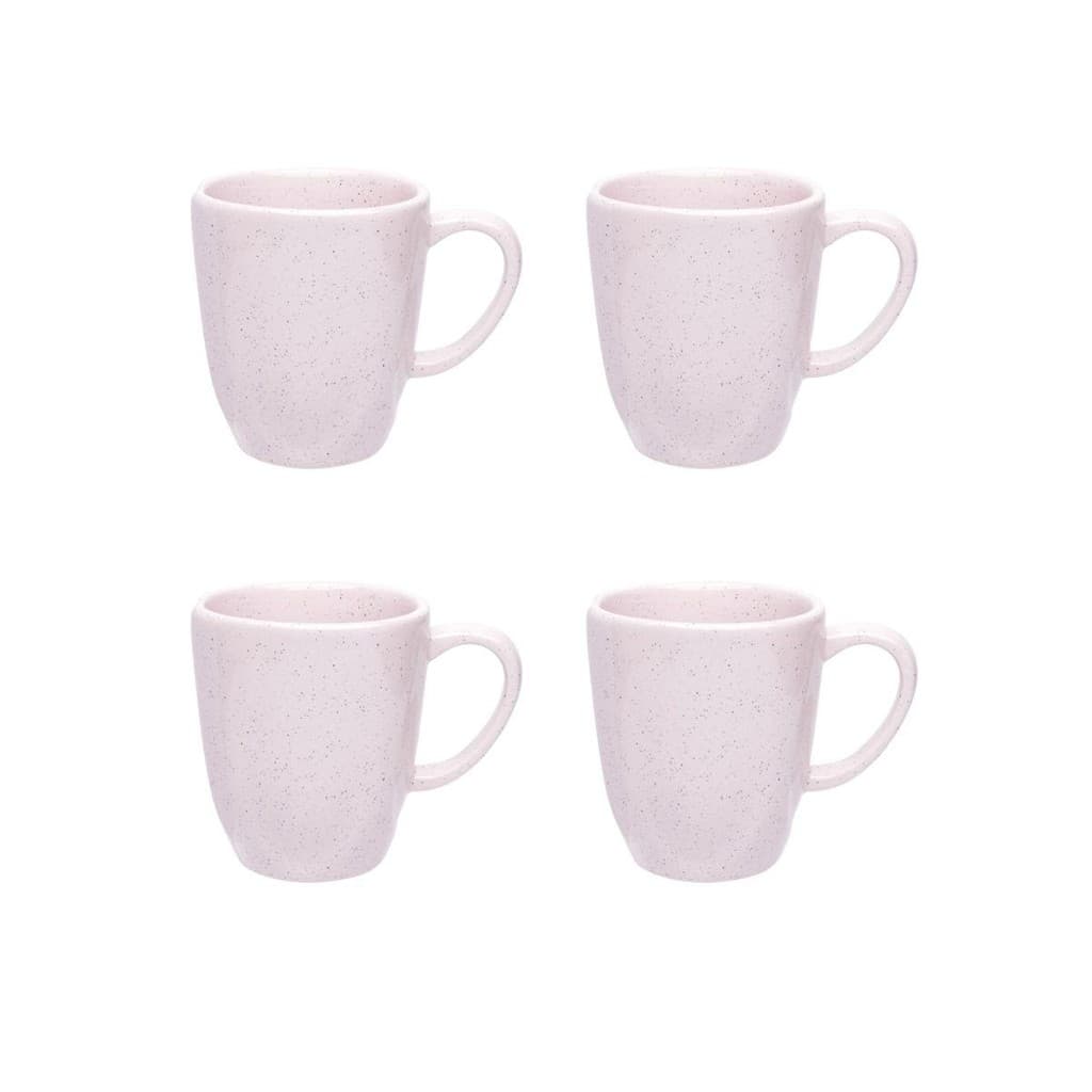 Jogo De 4 Canecas 260Ml Oxford Ryo Pink Sand