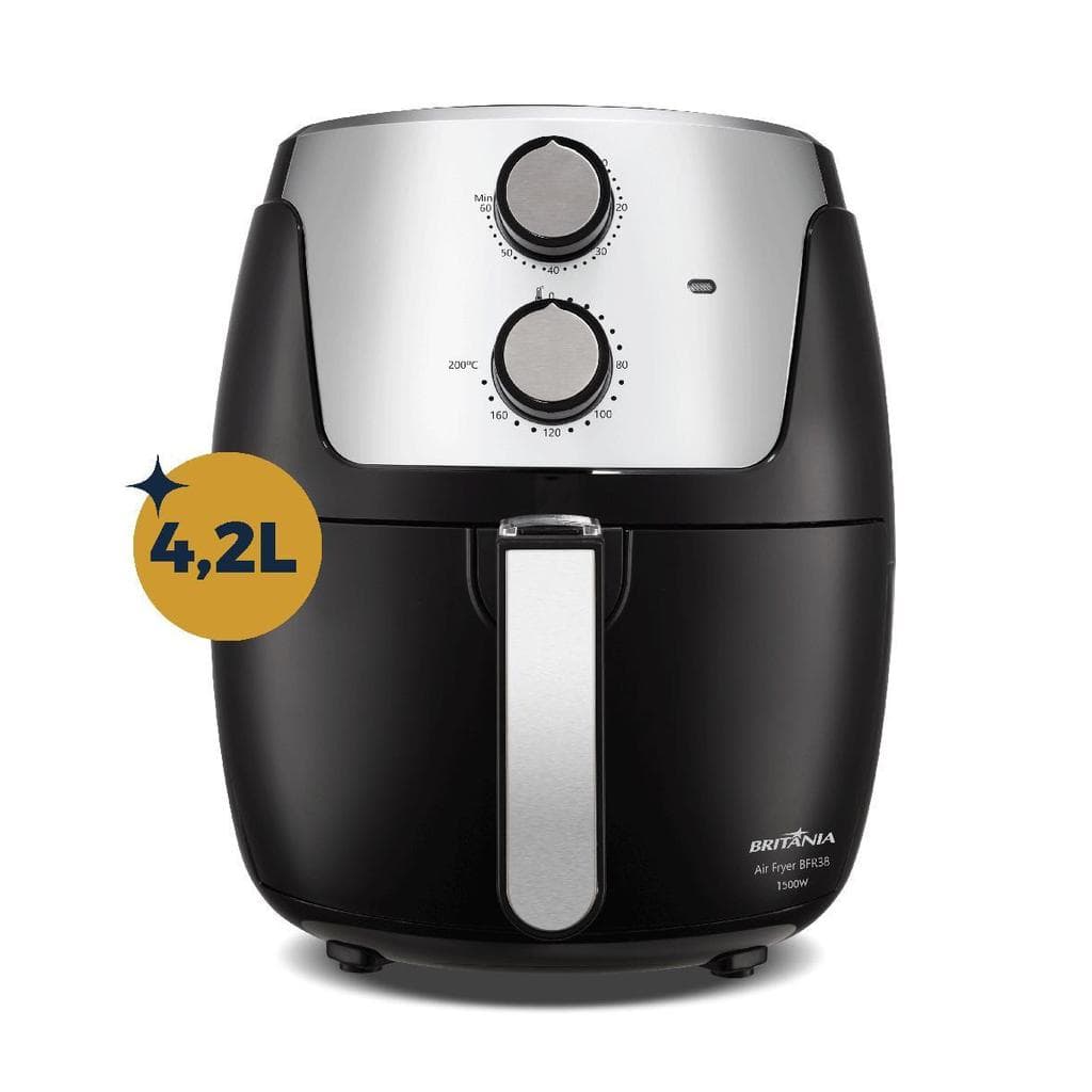 Air Fryer Britânia 4,2L Dura Mais 1500W