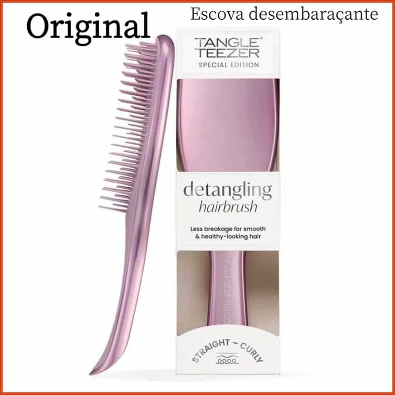 Tangle Teezer Escova Desembaraçadora De Edição Especial Original Para Cabelos Lisos E Cacheados , Anti-Quebra I7PQ VPPS