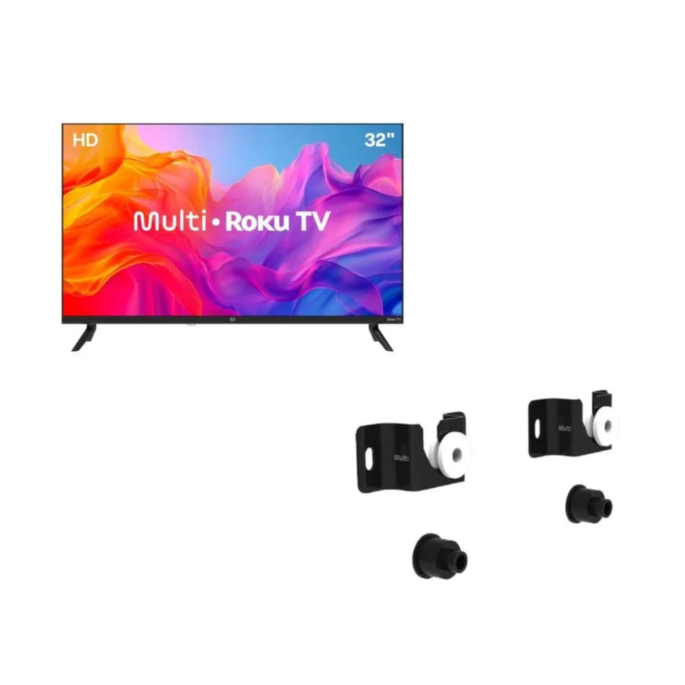Kit Smart TV HD 32 Multi + Suporte Universal para TV Multi 13 a 100 - TL062MK1