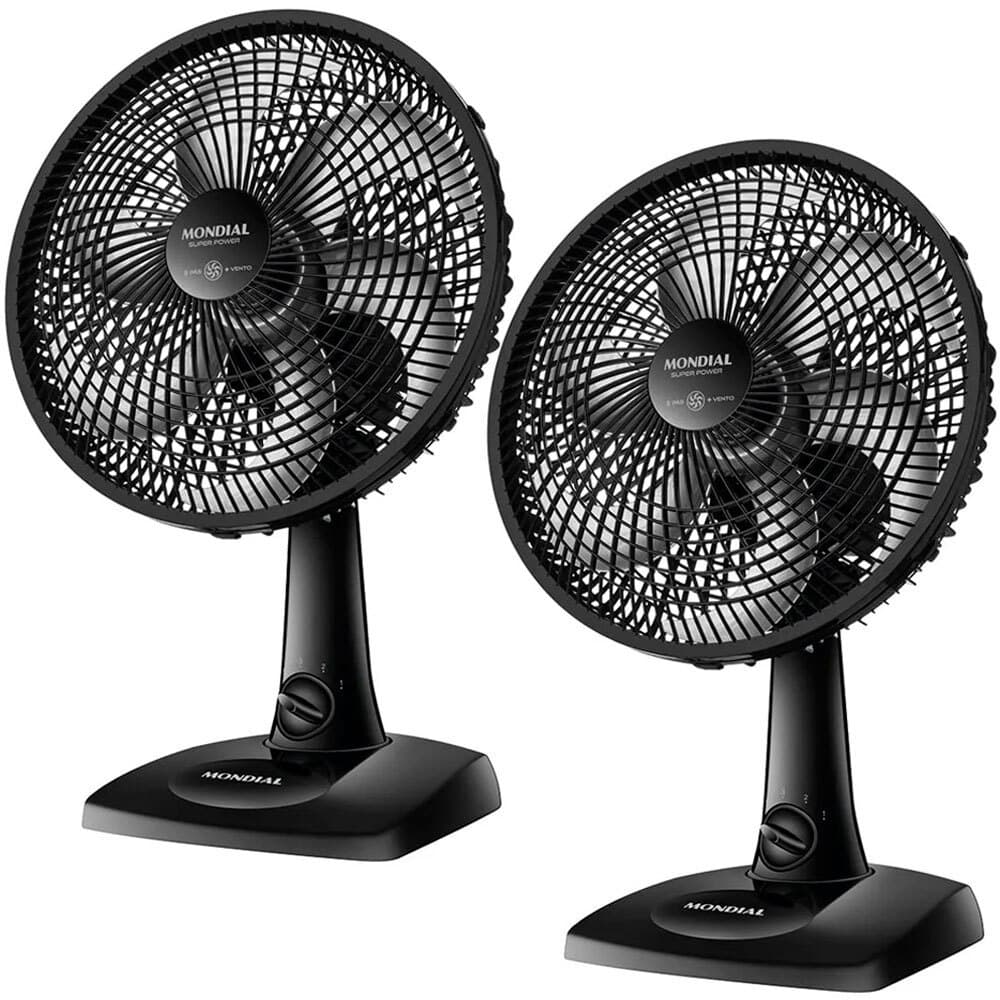 Kit 2 Ventiladores Mondial Super Power 30 CM